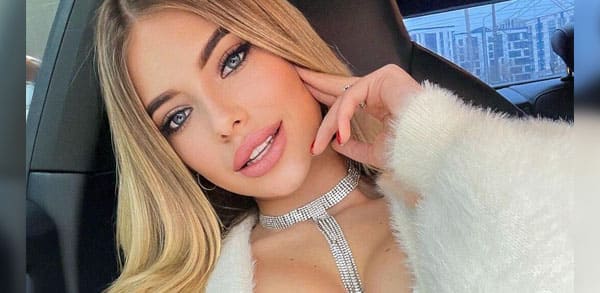 Woman showing that she likes a guy