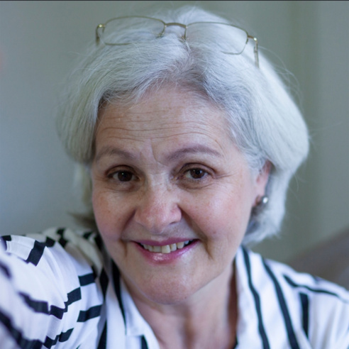 picture of ruth dallas. old woman smiling