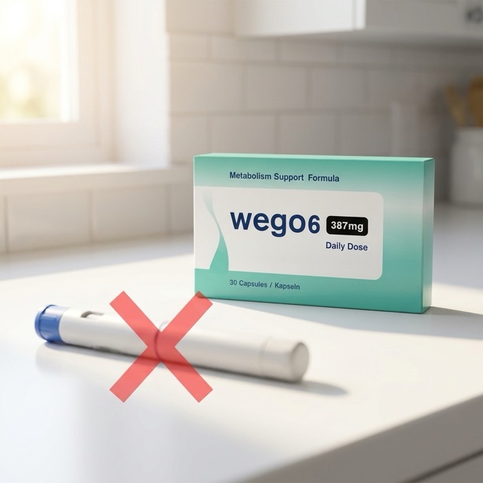 WEGO6 Kapseln, die Alternative zur Wegovy-Spritze