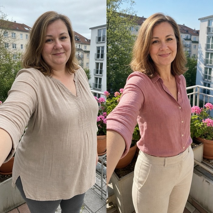 Maria vorher nachher 24 kg