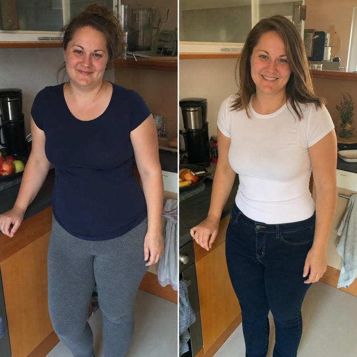 Sandra vorher und nachher mit WEGO6